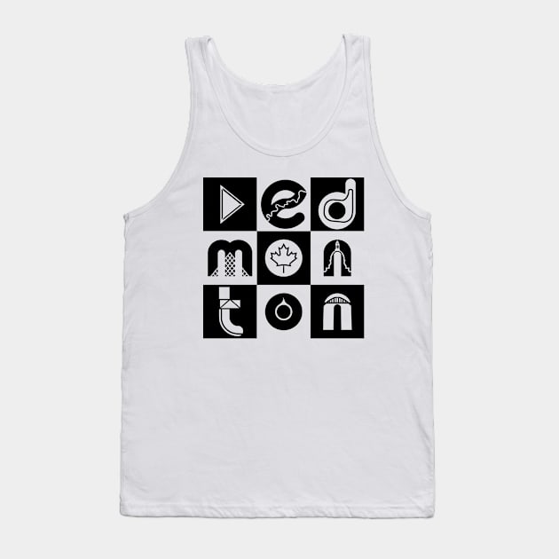 Edmonton Architecture Tank Top by Edmonton River